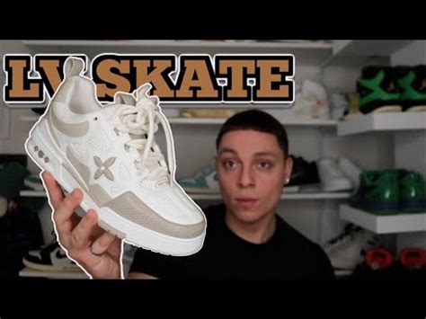 DON'T SLEEP! Louis Vuitton LV Skate Sneaker Biege (Review) + ON FOOT.